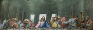 Mosaic of the last supper 